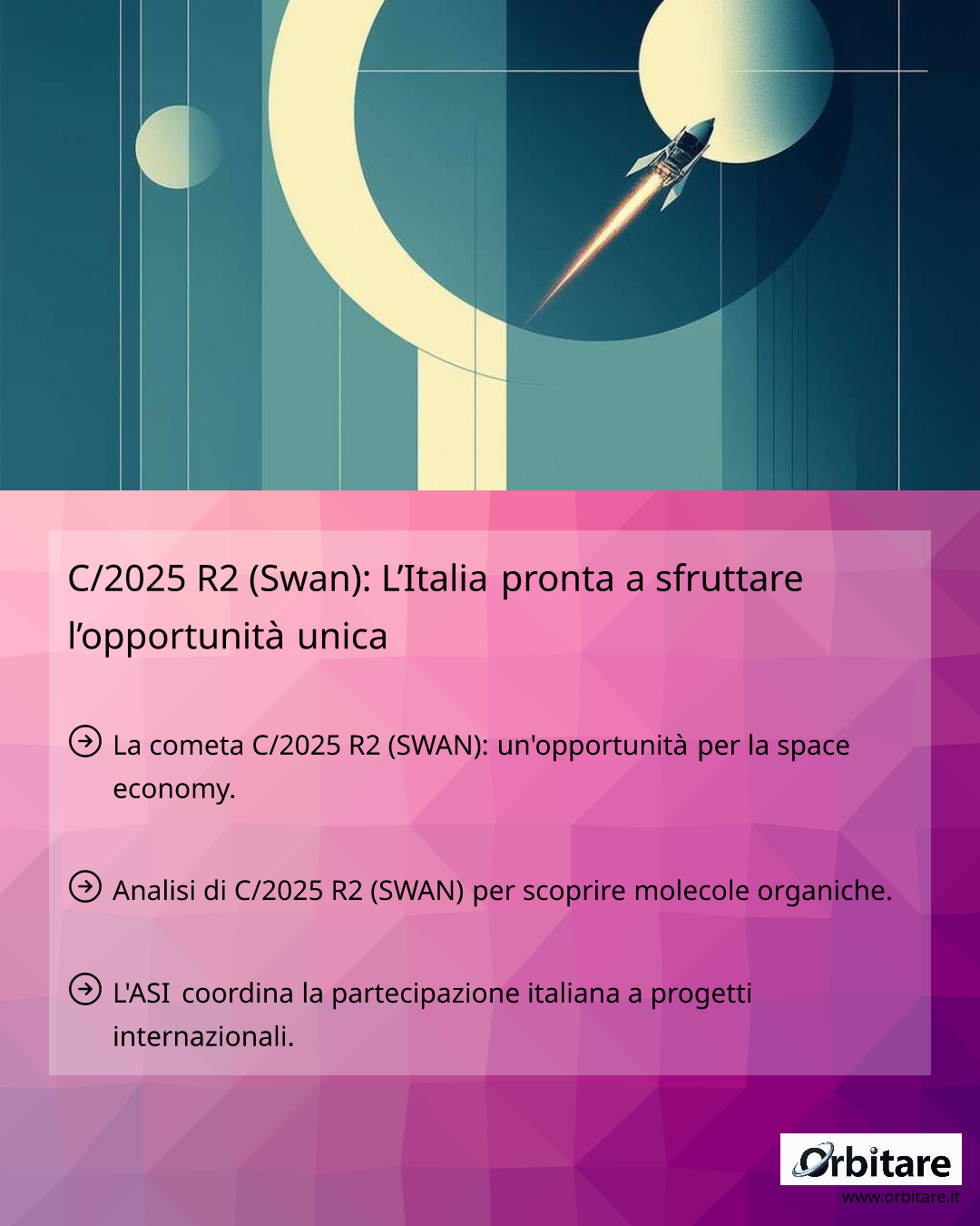 C/2025 R2 (Swan): L'Italia pronta a sfruttare l'opportunità unica ...