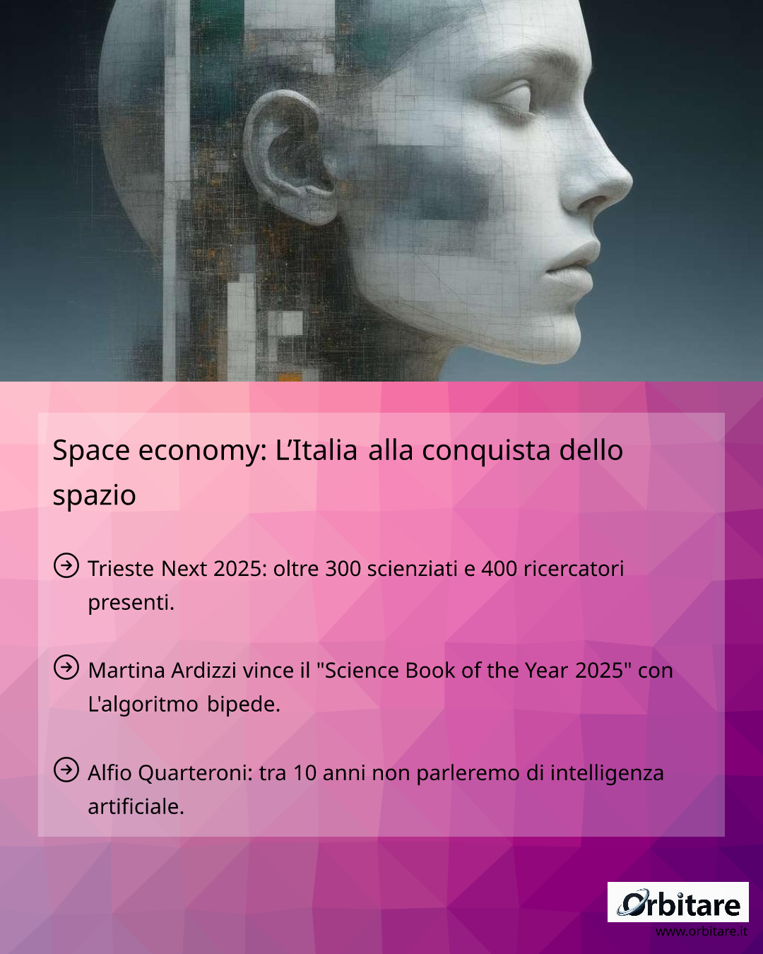 Space economy: L'Italia alla conquista dello spazio - Orbitare